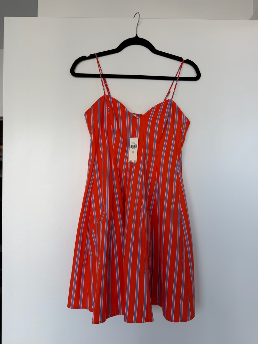 Maeve Cotton Striped Mini Dress
